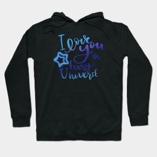 I love you letting, love quotes Hoodie